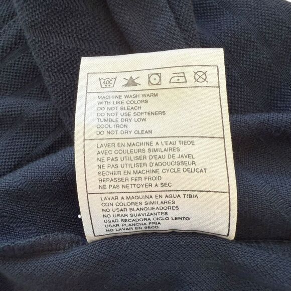 Nike Golf Polo Shirt Mens Size 2XL Dri Fit Short Sleeve Navy Blue Solid - Picture 5 of 12